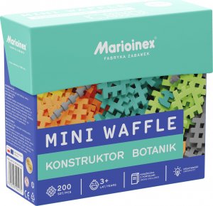 Marioinex ECO Klocki MARIOINEX WAFLE MINI 200e Botanik green 3