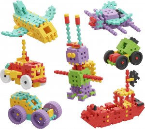 Marioinex Klocki Mini Waffle 200 el. Konstruktor Majster (519287) 2