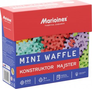 Marioinex Klocki Mini Waffle 200 el. Konstruktor Majster (519287) 3