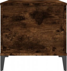 vidaXL Stolik kawowy, przydymiony dąb, 90x44,5x45 cm 8