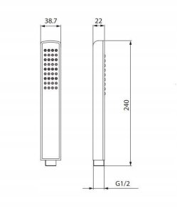 Bateria wannowa Cersanit SET B731 Zestaw wannowy podtynkowy ZEN czarny (S952-041) 12