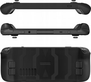 JYS Futerał Pokrowiec Etui + Osłony Gumki Na Przyciski Do Steam Deck / Czarny / Jys-sd011 3