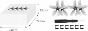SunnyLife Zestaw Śmigieł ŚmigŁa 4 Szt. Do Dji Avata / Czerwone / 2925s-2-r 2