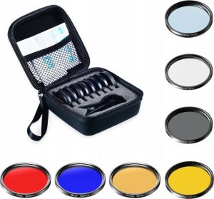 Apexel Zestaw Filtrów 7w1 Filtry Filtr Do Telefonu / Apl-52uv-7f 3
