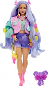 Lalka Barbie Mattel Extra Lalka Motylkowe dekoracje/Lawendowe włosy HKP95 1
