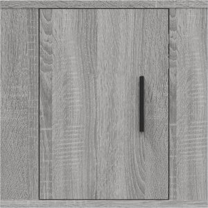 vidaXL Wiszące szafki TV, 2 szt., szary dąb sonoma, 40x34,5x40 cm 6
