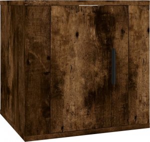 vidaXL Wiszące szafki TV, 2 szt., przydymiony dąb, 40x34,5x40 cm 5