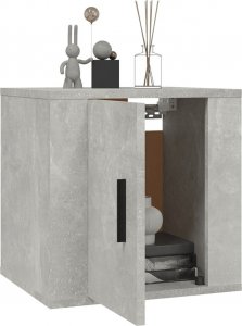 vidaXL Wiszące szafki TV, 2 szt., szarość betonu, 40x34,5x40 cm 3