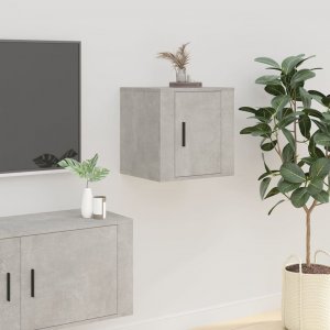 vidaXL Wiszące szafki TV, 2 szt., szarość betonu, 40x34,5x40 cm 4