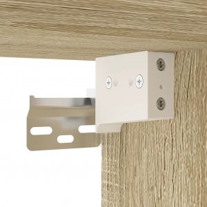 vidaXL Wiszące szafki telewizyjne, 2 szt., dąb sonoma, 40x34,5x40 cm 10