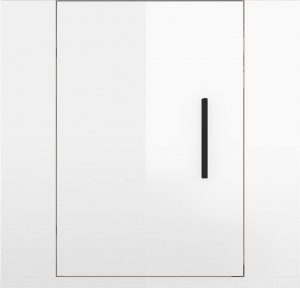 vidaXL Wiszące szafki telewizyjne, 2 szt, białe, połysk, 40x34,5x40 cm 6