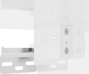 vidaXL Wiszące szafki telewizyjne, 2 szt, białe, połysk, 40x34,5x40 cm 10