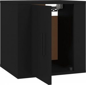 vidaXL Wiszące szafki telewizyjne, 2 szt., czarne, 40x34,5x40 cm 8