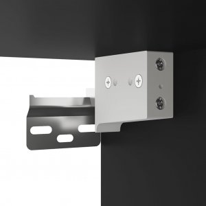 vidaXL Wiszące szafki telewizyjne, 2 szt., czarne, 40x34,5x40 cm 10