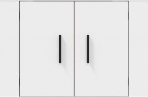 vidaXL Wisząca szafka telewizyjna, biała, 57x34,5x40 cm 6