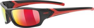Uvex okulary Sportstyle 211 Pola black mat red (5306182230) 1