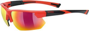 Uvex Okulary Sportstyle 221 czerwono-czarne r. uniwersalny (53981 - 53981UNI) 1