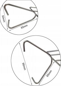 Grillpal Hak Haki Do Wędzenia DUŻYCH RYB Udźwig 9 kg 3 sztuki 3