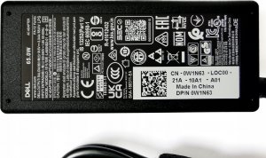 Zasilacz do laptopa Dell AC Adapter, 65W, 19.5V, 3 2