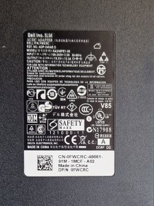 Zasilacz do laptopa Dell 240 W, 12.3 A, 19.5 V (AC Adapter, 240W, Liteon,) 2