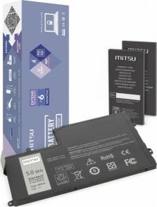 Bateria Mitsu Bateria do Dell Inspiron 15 (5542), 14 (5445) 7600 mAh (58 Wh) 7.4 - 7.6 Volt 1