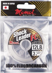MOMOI Fluorocarbon Momoi Shock Leader Clear 1