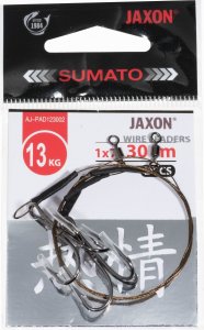 Jaxon Przypon stalowy 1x7 żywcowy z kotwicą klasyczną - 2szt 30cm 1
