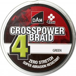 D.A.M. Plecionka DAM CrossPower 4-Braid 150m Green 1