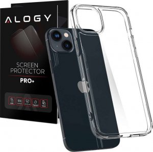 Spigen Etui obudowa case Spigen Ultra Hybrid do Apple iPhone 14 Plus Crystal Clear + Szkło 1