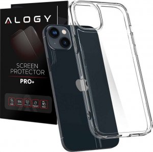 Spigen Etui obudowa case Spigen Ultra Hybrid do Apple iPhone 14 Crystal Clear + Szkło 1