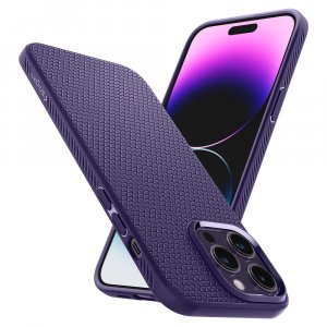 Spigen Spigen Liquid Air - Etui do iPhone 14 Pro (Fioletowy) 12