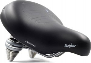 Selle Royal Siodło SELLEROYAL PREMIUM RELAXED 90st. DRIFTER STRENGTEX unisex żelowe + sprężyny czarne 12