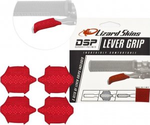 Lizard Skins LIZARDSKINS DSP Lever Grip - Crimson Red 0.5 mm (2 zestawy po 2 szt.) (NEW 2023) 1