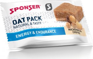 Sponser Ciastko energetyczne SPONSER OAT PACK macadamia-migdały chufas pudełko (30szt x 60g) (NEW). 1