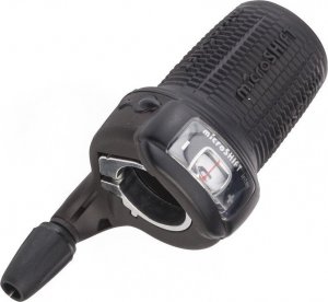 Microshift Manetka MICROSHIFT INTER 7, Prawa, 7.rzędowa, Kompatybilna z Shimano, Twist Shifter, Optyczny Wskaźnik Przełożeń (NEW) 2