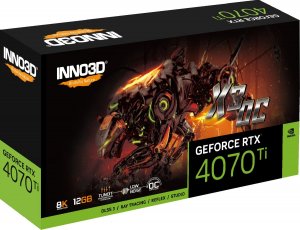 Karta graficzna Inno3D GeForce RTX 4070 Ti X3 OC 12GB GDDR6X (N407T3-126XX-186148N) 3