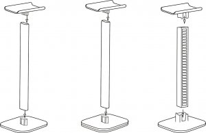 Mozos D11 -  stojak na słuchawki LED RGB 3