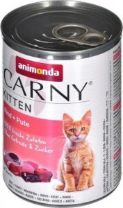 Animonda ANIMONDA Carny Kitten smak: wołowina i serca indyka 400g 1