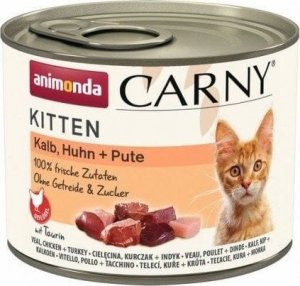 Animonda ANIMONDA Carny Kitten smak: wołowina, cielęcina i kurczak 200g 1