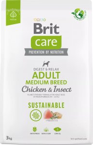 Brit Brit Care Sustainable Adult Med Chicken Insect 3kg 1