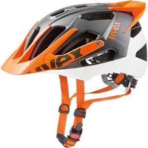 Uvex kask rowerowy Quatro biało-pomarańczowy r. 52–57 cm (41077515) 1