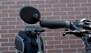 Lusterko wpuszczane w kierownicę AJS czarne 3