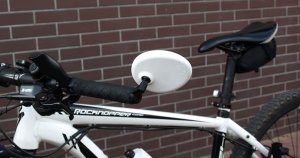 Lusterko wpuszczane w kierownicę AJS czarne 6