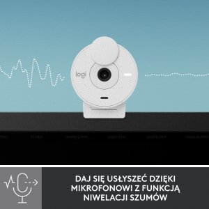 Kamera internetowa Logitech Brio 300 Off White (960-001442) 4
