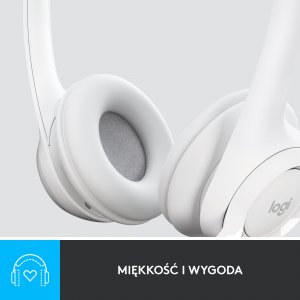 Słuchawki Logitech H390 Off White  (981-001286) 7