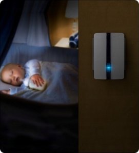 Rosfix DZWONEK BEZPRZEWODOWY WODODPORNY DO DRZWI IP44 10