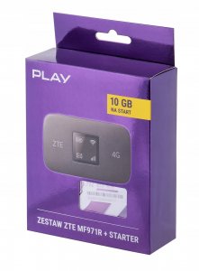 Router ZTE MF971R + starter Play Data 9 zł 4