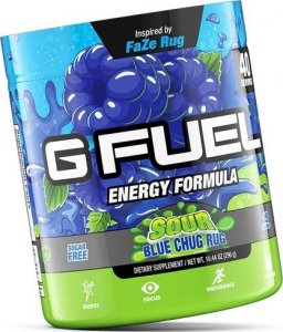 GFuel Suplement na koncentrację i pobudzenie - Sour Blue Chug Rug 2