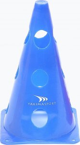 YakimaSport Pachołek treningowy z otworami 23 cm - niebieski 1