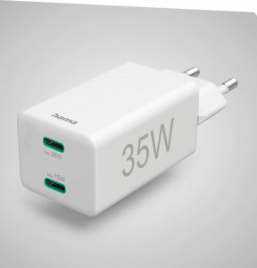 Ładowarka Hama Mini Power Delivery 2x USB-C  (201694) 1
